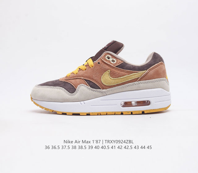 公司级 Nike Air Max 1 Sketch X Aj 3M联名 87元年 复古小气垫运动跑鞋 灵感来自于巴黎蓬皮杜中心 Tinker Hatheld在参