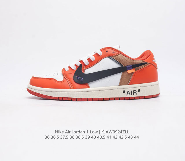 耐克 Off-White X Nike Air Jordan 1 Retro Low Og Unc 低帮 联名 Aj1 乔丹1代 Aj1 乔1 乔丹篮球鞋系列运 - 点击图像关闭