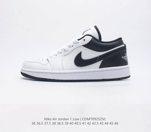 耐克 乔丹air Jordan 1 Low Aj1 乔1 低帮复古文化休闲运动篮球鞋 从1985 年面世的元年款汲取设计灵感 采用简洁大方的经典外观 熟悉中带一