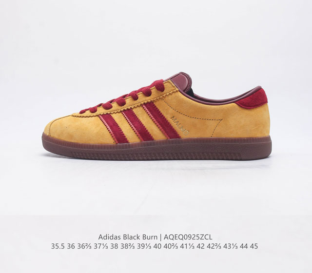 阿迪达斯 Adidas Originals Blackburn Spzl Shoes 经典运动鞋复古板鞋 借鉴复古设计的adidas Spezial经典鞋 Ad