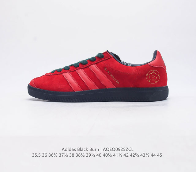 阿迪达斯 Adidas Originals Blackburn Spzl Shoes 经典运动鞋复古板鞋 借鉴复古设计的adidas Spezial经典鞋 Ad