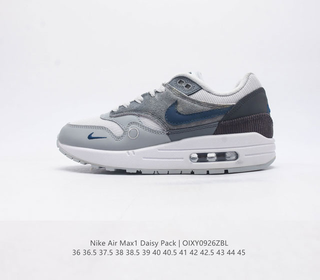 公司级 耐克 Nike Air Max 1 初代复古气垫慢跑鞋 男女厚底增高气垫缓震运动鞋 由tinker Hatfeld和mark Parker在1987年设