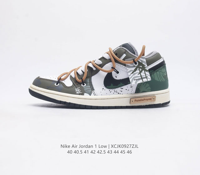 耐克 Nike Air Jordan1 Low Aj1乔丹一代 丛林穿越 解构绑带低帮经典复古文化休闲运动篮球鞋 原鞋开模 拒绝公底 购置原厂同步原材料 都有细