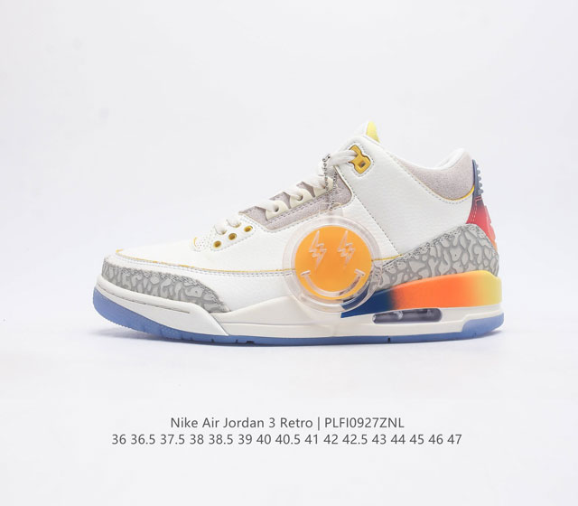 耐克 乔丹 Aj3 耐克 Nike Air Jordan 3 Retro Se 乔3 复刻篮球鞋 乔丹3代 三代 男女子运动鞋 作为 Aj 系列中广受认可的运动