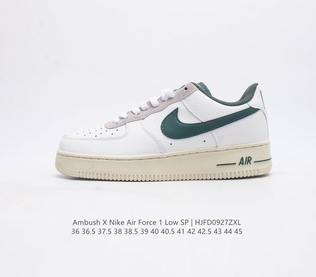 耐克 Nike Air Force 1 07 空军一号 Af 1 低帮百搭休闲运动板鞋 柔软 弹性十足的缓震性能和出色的中底设计 横跨复古与现代的外型结合 造就