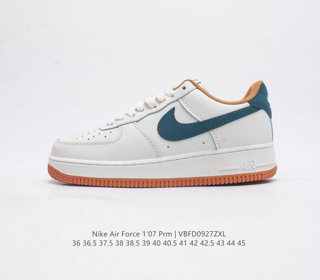 耐克 Nike Air Force 1 07 Prm 空军一号 Af1运动鞋复古板鞋 以实力演绎传奇篇章 从 80 年代的篮球场到现今的街头和校园 数十年来 此