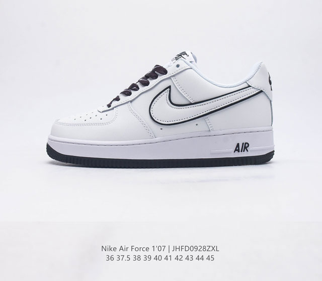 耐克nike Air Force 1 Low 空军一号 Af1 低帮百搭休闲运动板鞋 柔软 弹性十足的缓震性能和出色的中底设计 横跨复古与现代的外型结合 造就出