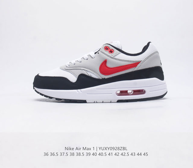 公司级 耐克 Nike Air Max 1 Prm 男女子运动鞋 时尚复古板鞋气垫缓震慢跑鞋 从法国建筑中汲取设计灵感 兼具运动风范和时尚格调 是此系列起初搭载