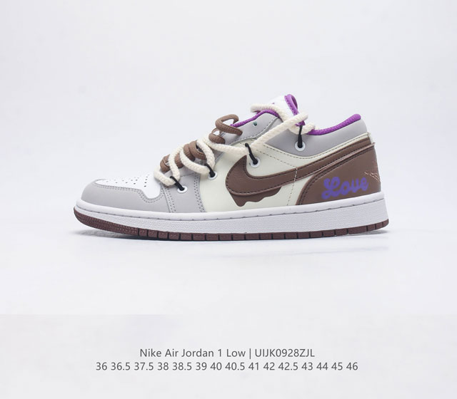 耐克 Nike Air Jordan1 Low Aj1乔丹一代 丛林穿越 解构绑带低帮经典复古文化休闲运动篮球鞋 原鞋开模 拒绝公底 购置原厂同步原材料 都有细