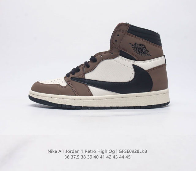 耐克 Nike Air Jordan 1 Retro High Og 乔丹一代篮球鞋复刻运动鞋 倒钩 Aj1皮面高帮板鞋的设计灵感源自运动夹克 带你重温入选球队