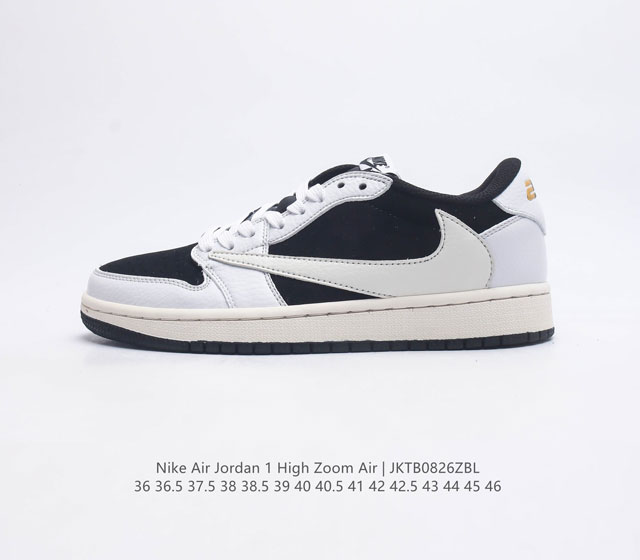 头层皮 耐克运动鞋 Nike Air Jordan 1 Low Og Sp 倒勾 低帮篮球鞋 Aj1 乔丹1代 Aj1 乔1 反向脚趾复古运动鞋 亮点之处在于鞋