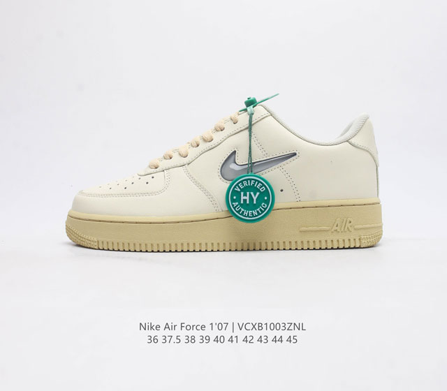 耐克nike Air Force 1 Low 空军一号 Af1 低帮百搭休闲运动板鞋 柔软 弹性十足的缓震性能和出色的中底设计 横跨复古与现代的外型结合 造就出