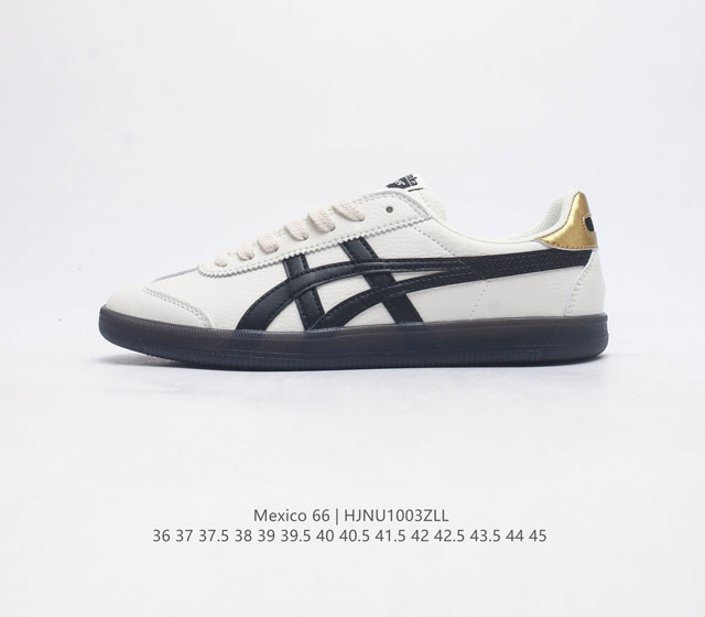 Asics 亚瑟士 男女鞋真标半码制 日产经典老牌-鬼塚虎 Onitsuka Tiger Mexico 66经典墨西哥系列复古经典百搭板鞋休闲运动鞋慢跑鞋 采用