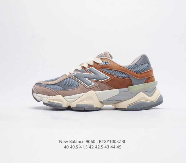 公司级 Nb 新百伦 New Balance Nb9060官方正品春季千禧小象蹄男款9060舒适百搭老爹鞋 全新 9060 款式将经典风格与现代设计融合到日常多