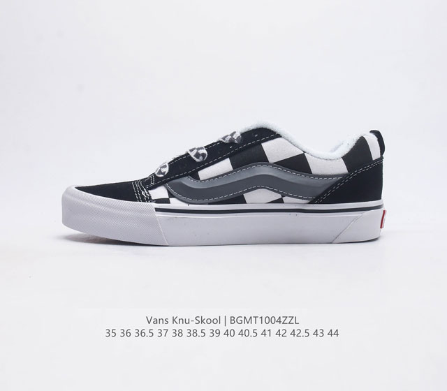 万斯 Vans Knu-Skool Vr3 Lx 面包鞋 坎普尔 茱利安系列低帮复古硫化休闲运动板鞋 肥胖版大logo 要说整个2023年最为热门的鞋型之一 面