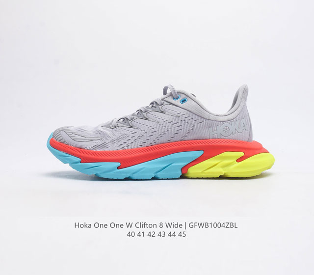 为跑而生 Hoka One One Clifton 8 克利夫顿8减震公路跑步鞋clifton8运动鞋新色 Hoka One One来自毛利语 意为 展翅翱翔