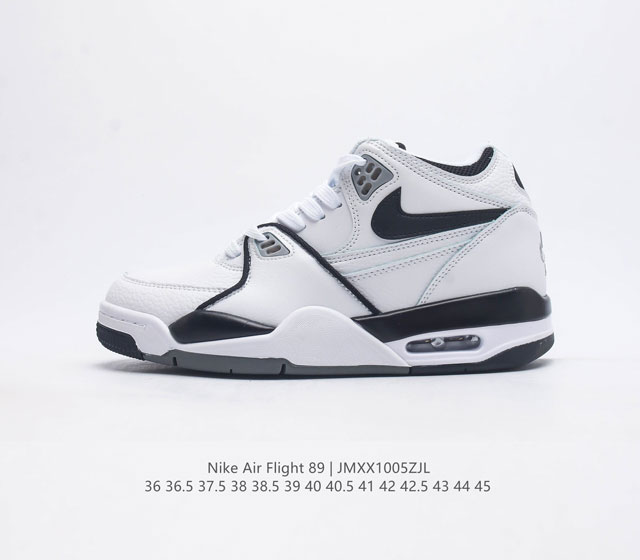 超酷nike Air Flight 89气垫鞋aj4简版兄弟款篮球鞋男女运动鞋 Air Jordan 4 的 孪生兄弟 Nike Air Flight 89 向