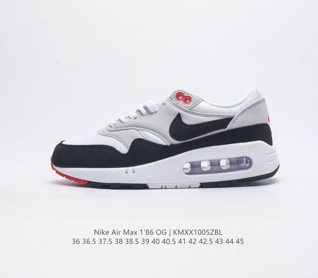 耐克nike Air Max 1 Og 初代复古气垫百搭休闲运动慢跑鞋复古小气垫 史上第一双可视气垫跑鞋 凭借着 Air Max 气垫带来的舒适脚感和鞋面面料上