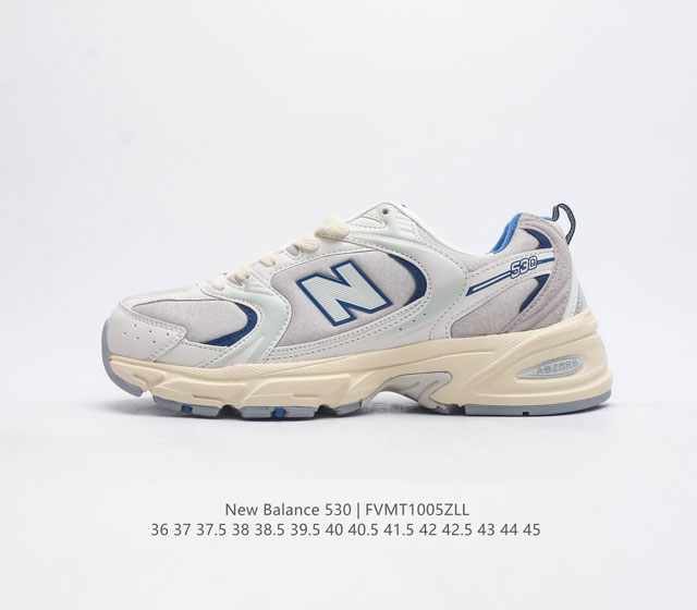 新百伦 Nb530运动鞋 New Balance 530 复古跑鞋厚底增高老爹运动鞋 Nb530这鞋双确实是nb家经复典古款式之一 以全科新技诠释 成打功造53