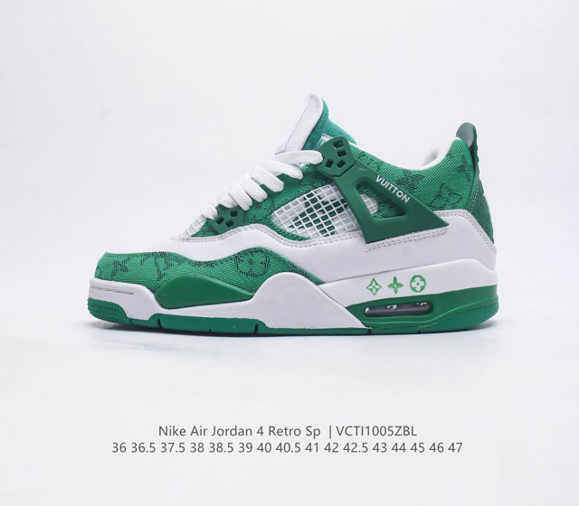 Nike 耐克 Louis Vuitton 乔4代 Air Jordan Aj4 X Louis Vuitton X Off White Ow联名路易威登lv