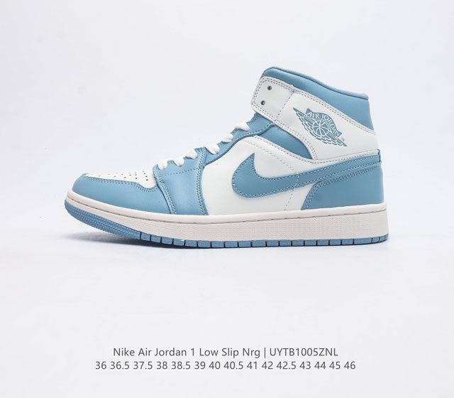 耐克 Nike Air Jordan 1 Mid 男女子篮球鞋时尚轻盈板鞋aj1乔1运动鞋 乔丹一代 高帮复古休闲篮球鞋 Air Jordan 1 Mid 搭载