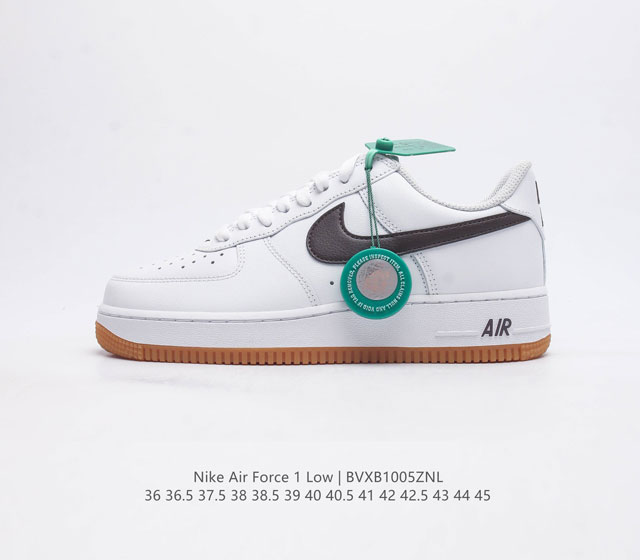 耐克nike Air Force 1 Low 空军一号 Af1 低帮百搭休闲运动板鞋 柔软 弹性十足的缓震性能和出色的中底设计 横跨复古与现代的外型结合 造就出