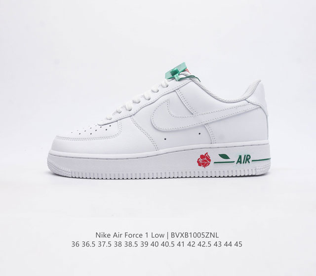 耐克nike Air Force 1 Low 空军一号 Af1 低帮百搭休闲运动板鞋 柔软 弹性十足的缓震性能和出色的中底设计 横跨复古与现代的外型结合 造就出