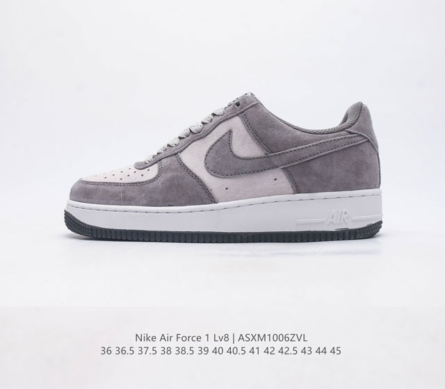 耐克nike Air Force 1 Low 空军一号 Af1 低帮百搭休闲运动板鞋 柔软 弹性十足的缓震性能和出色的中底设计 横跨复古与现代的外型结合 造就出