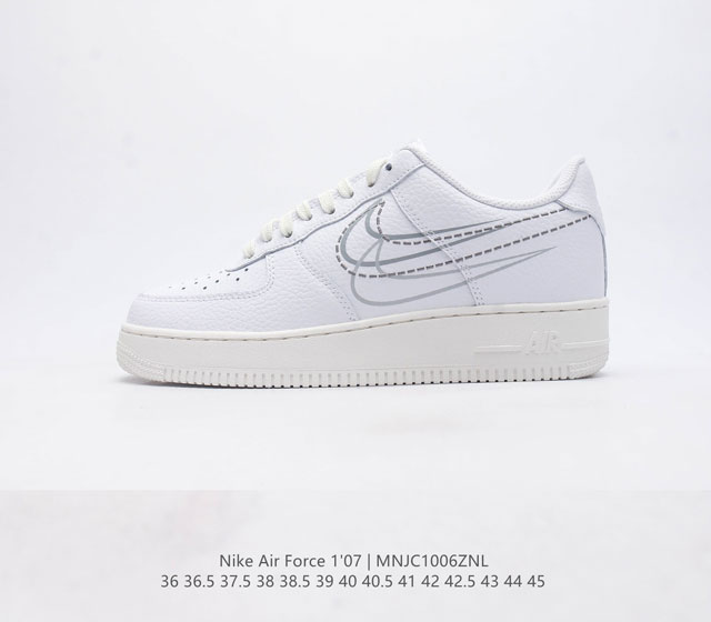 耐克nike Air Force 1 Low 空军一号 Af1 低帮百搭休闲运动板鞋 柔软 弹性十足的缓震性能和出色的中底设计 横跨复古与现代的外型结合 造就出