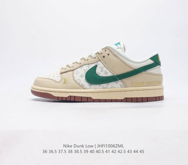 Nb系列耐克 Nike Dunk Low 运动滑板鞋 复古板鞋 尽情迈步 彰显个性风采 采用柔软皮革鞋面 经久耐穿 塑就如元年款 Dunk 般的复古质感 全掌型