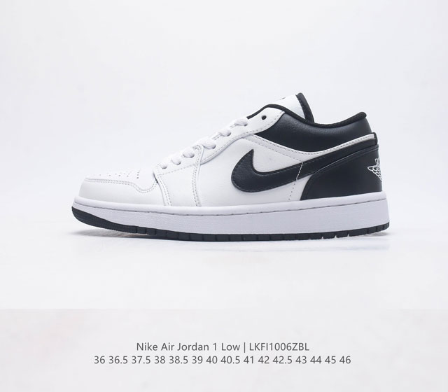 耐克 乔丹air Jordan 1 Low Aj1 乔1 低帮复古文化休闲运动篮球鞋 从1985 年面世的元年款汲取设计灵感 采用简洁大方的经典外观 熟悉中带一