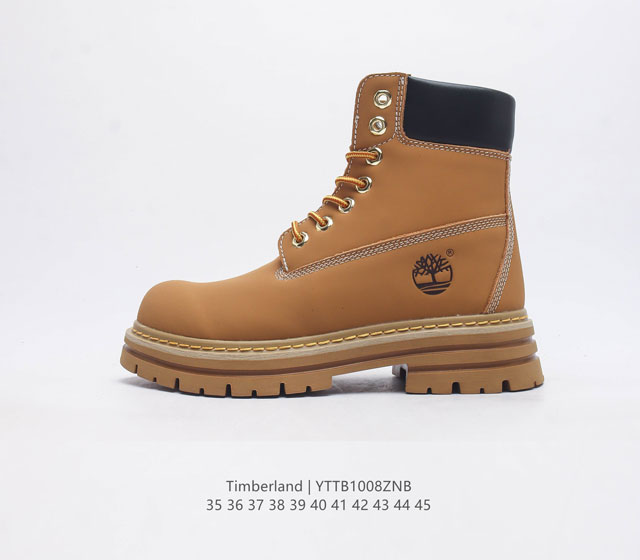 Timberland添柏岚 天伯伦大黄靴 筒靴高帮靴 户外休闲潮流系列广东大厂品质全新工艺升级 品质毋庸置疑 全新原厂包装鞋盒 面料采用意大利磨砂牛皮 搭配防臭