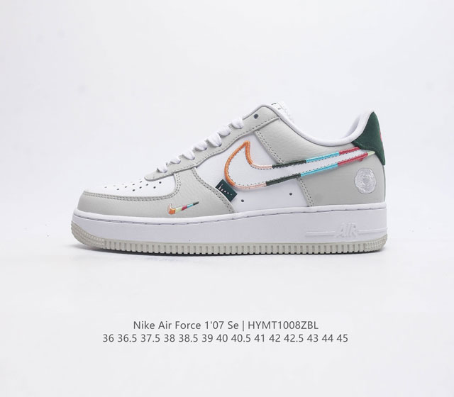 耐克nike Air Force 1 Low 空军一号 Af1 低帮百搭休闲运动板鞋 柔软 弹性十足的缓震性能和出色的中底设计 横跨复古与现代的外型结合 造就出