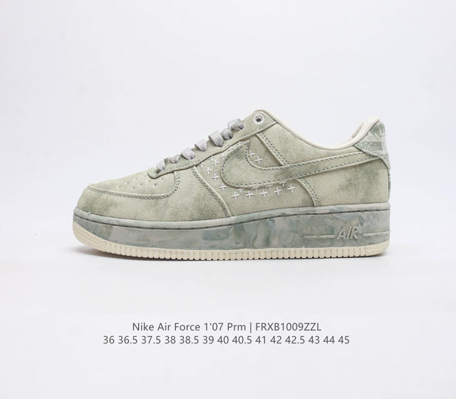 耐克 Nike Air Force 1 07 Prm 空军一号 Af1运动鞋复古板鞋 以实力演绎传奇篇章 从 80 年代的篮球场到现今的街头和校园 数十年来 此