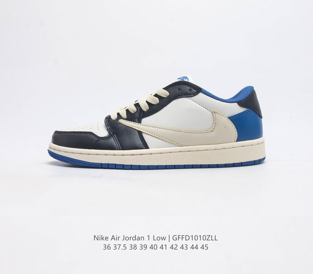 耐克 乔丹air Jordan 1 Low Aj1 乔1 低帮复古文化休闲运动篮球鞋 从1985 年面世的元年款汲取设计灵感 采用简洁大方的经典外观 熟悉中带一