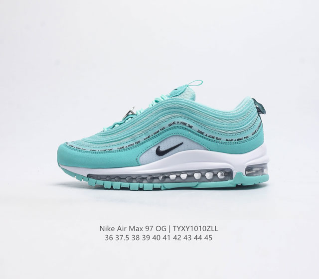 耐克nike休闲鞋 经典 气垫 Air Max 97 子弹气垫低帮运动鞋 Air Max 97 运动跑鞋以流线型鞋身和卓越科技为热爱运动的你造就全方位防护 强大