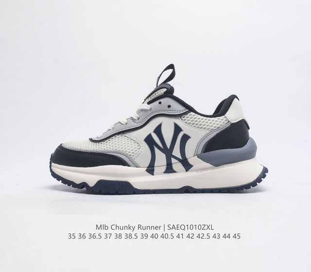 全新2023春夏鞋款 Ny美国榄球洋基队new York Yankees X Mlb Chunky Runner Liner 莱纳系列低帮厚底老爹风透气网面休闲