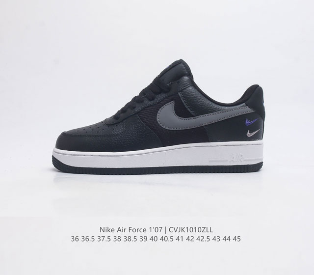 耐克 Nike Air Force 1 07 空军一号 Af 1 低帮百搭休闲运动板鞋 柔软 弹性十足的缓震性能和出色的中底设计 横跨复古与现代的外型结合 造就