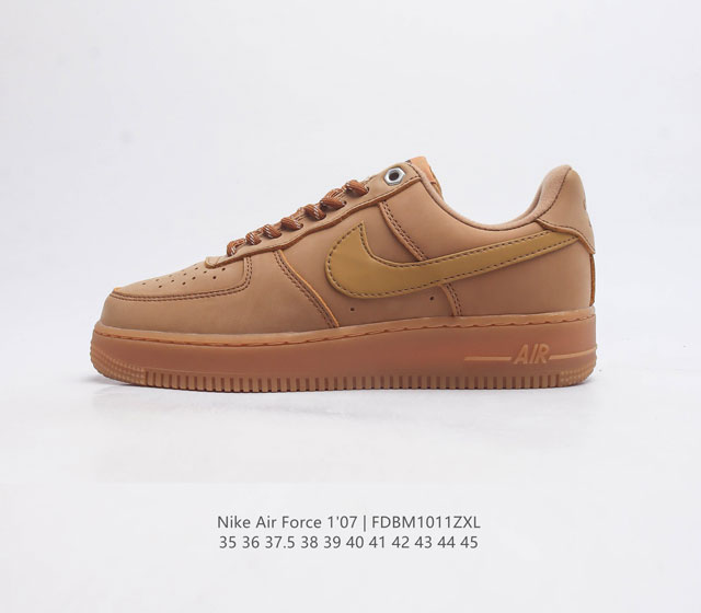 耐克nike Air Force 1 Low 空军一号 带芯片 Af1 低帮百搭休闲运动板鞋 柔软 弹性十足的缓震性能和出色的中底设计 横跨复古与现代的外型结合