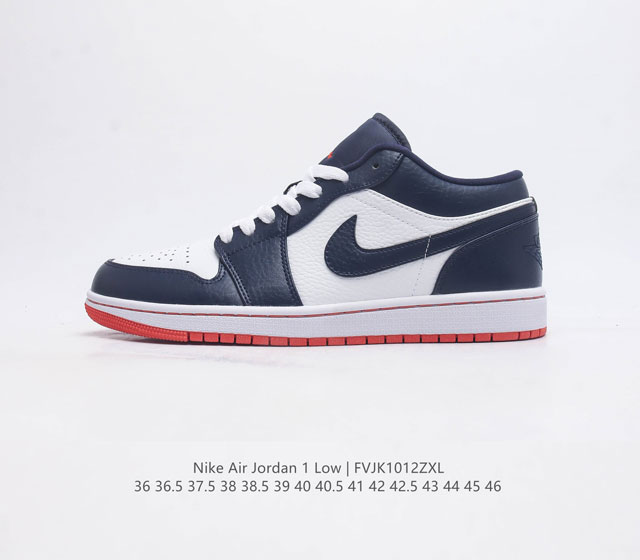 耐克 乔丹air Jordan 1 Low Aj1 乔1 乔丹1代aj1 低帮复古文化休闲运动篮球鞋 从1985 年面世的元年款汲取设计灵感 采用简洁大方的经典