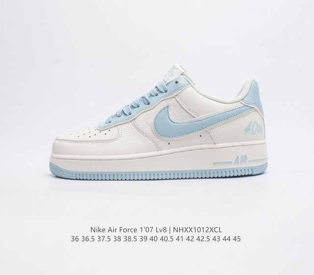 耐克nike Air Force 1 Low 空军一号 Af1 低帮百搭休闲运动板鞋 柔软 弹性十足的缓震性能和出色的中底设计 横跨复古与现代的外型结合 造就出