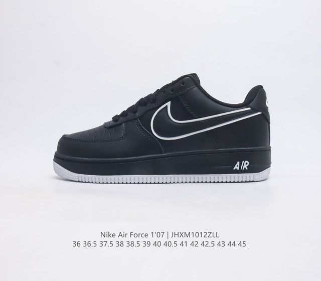 耐克nike Air Force 1 Low 空军一号 Af1 低帮百搭休闲运动板鞋 柔软 弹性十足的缓震性能和出色的中底设计 横跨复古与现代的外型结合 造就出