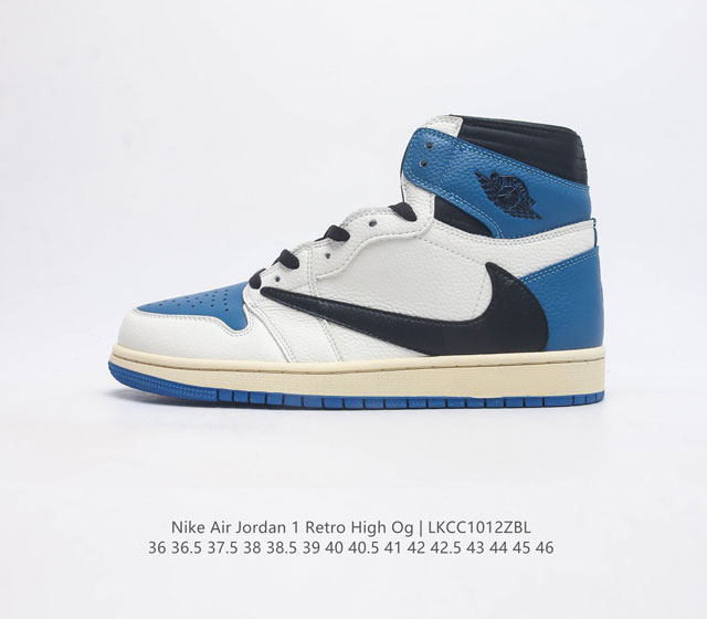 耐克 Nike Air Jordan 1 Retro High Og 乔丹一代 Aj1 Aj1代 乔1代 乔丹1 篮球鞋复刻运动鞋 皮面高帮板鞋的设计灵感源自运