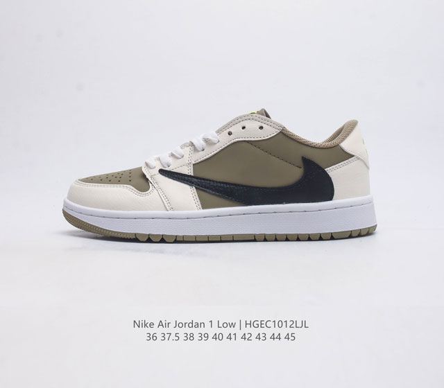 耐克 乔丹air Jordan 1 Low Aj1 乔1 乔丹1代aj1 低帮复古文化休闲运动篮球鞋 从1985 年面世的元年款汲取设计灵感 采用简洁大方的经典