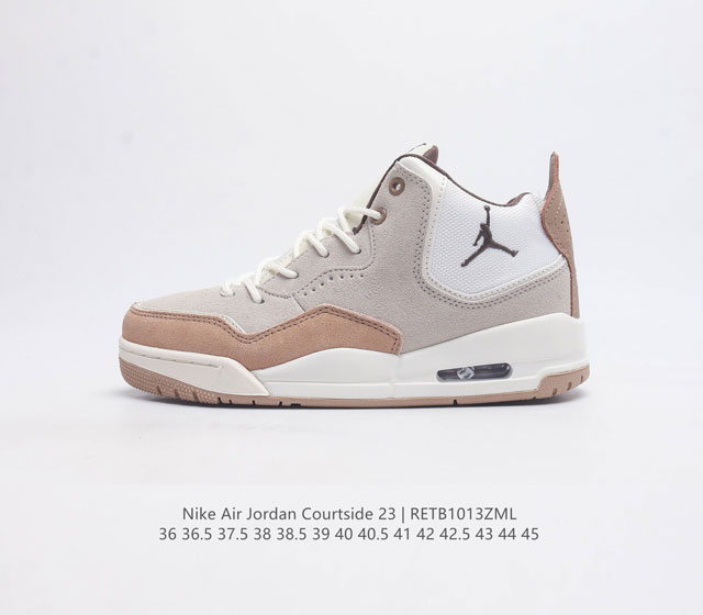 Air Jordan Courtside 23 棕白 Aj23 乔丹23代 Aj23 乔23 灰棕 乔丹篮球鞋系列 Jordan Courtside 23 男子 - 点击图像关闭