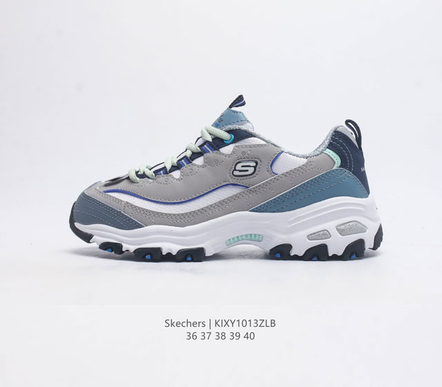 斯凯奇 斯凯捷 女士老爹鞋 真标新品 韩国明星们的新宠思凯奇skechers Mh2 熊猫系列运动鞋 韩国街头除了nb鞋之外就是这个运动鞋了 Evu增高大底 记