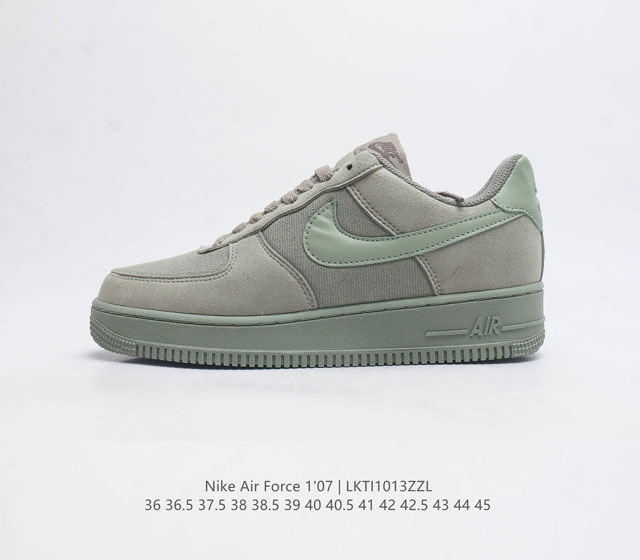 耐克 Nike Air Force 1 07 空军一号 Af 1 低帮百搭休闲运动板鞋 柔软 弹性十足的缓震性能和出色的中底设计 横跨复古与现代的外型结合 造就