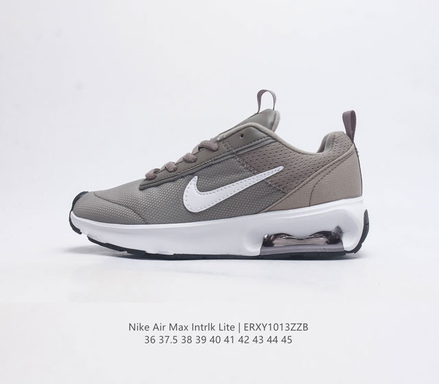 耐克 男女子运动鞋 Nike Air Max Intrlk Lite 气垫减震跑步鞋 Max Air 缓震配置 带来出色回弹缓震效果 塑就舒适感受 采用轻盈材质