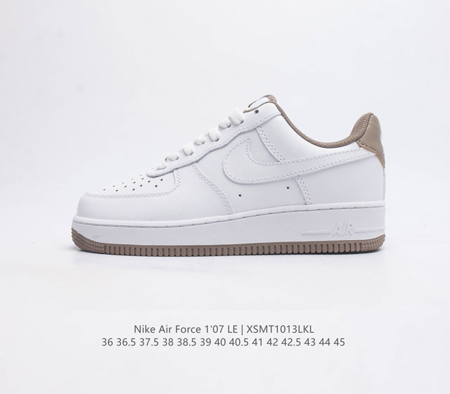 耐克nike Air Force 1 Low 空军一号 Af1 低帮百搭休闲运动板鞋 柔软 弹性十足的缓震性能和出色的中底设计 横跨复古与现代的外型结合 造就出