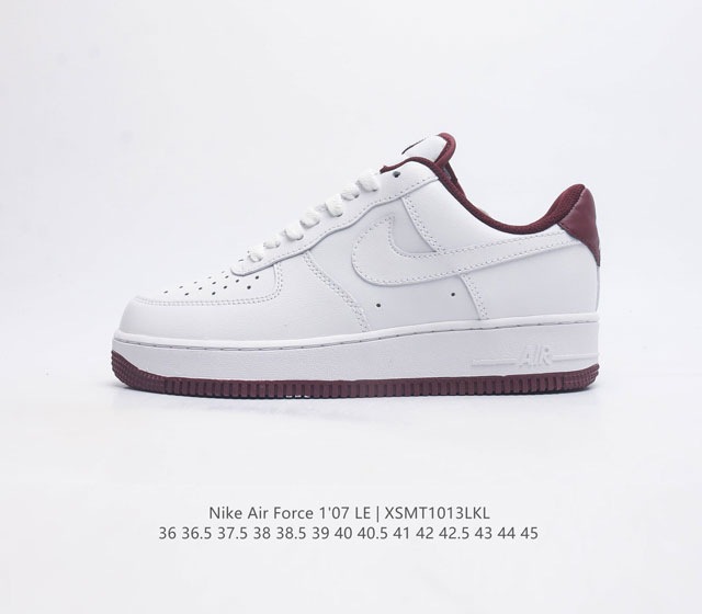 耐克nike Air Force 1 Low 空军一号 Af1 低帮百搭休闲运动板鞋 柔软 弹性十足的缓震性能和出色的中底设计 横跨复古与现代的外型结合 造就出